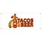 Signmission Tacos & Beer Banner Heavy Duty 13 Oz Vinyl with Grommets Single Sided B-Tacos & Beer - alternate 1